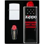 Zippo Polished Chrome Lighter Gift Set