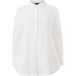 Hvide Zizzi Langærmede skjorter i Bomuld Med lange ærmer Størrelse 3 XL til Damer på udsalg 