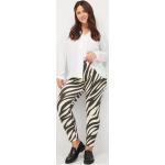 Hvide Zizzi Plus size nattøj Størrelse 3 XL med Zebra mønster til Damer 