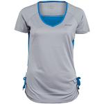 Sølvfarvede Zoot Sommer T-shirts i Mesh Størrelse XL til Damer 